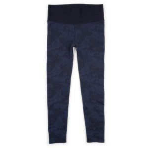 NEW SPLENDID Studio navy blue camo camouflage crop yoga legging size M